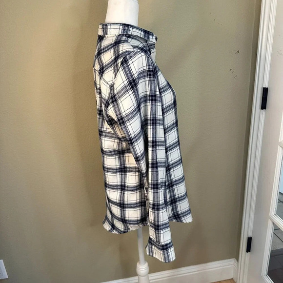 RIP CURL Plaid Button Down Flannel-like Surf Skate Shirt - large - Picture 6 of 8